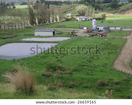 Small farm; -Shannon, New Zealand