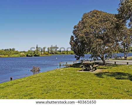 an ideal spot for a summer picnic by the lake