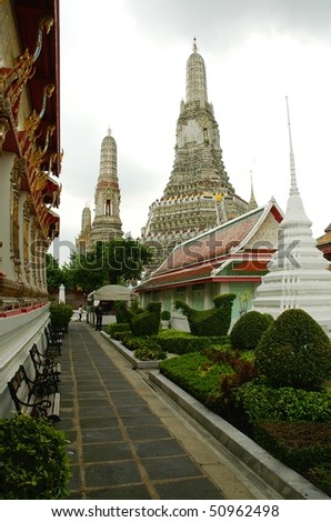 Historical places. Old Buddhism temples in Thailand