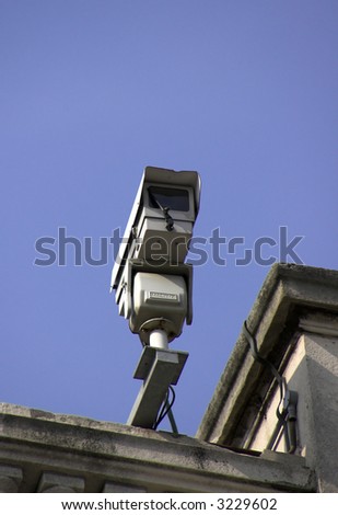 Closed circuit TV used for surveillance and security