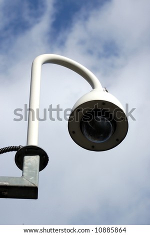 Lamp-a-like CCTV. Security cam