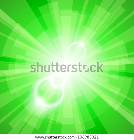 Green Light Background