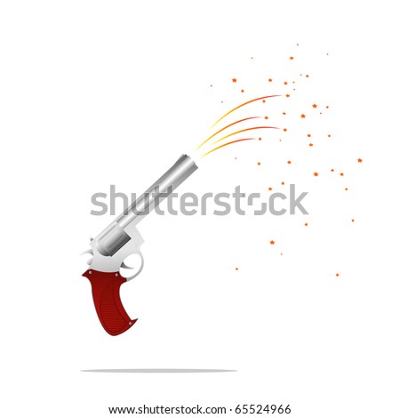 fireworks cartoon pictures. of cartoon pistol with