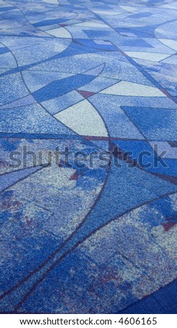 Carpet design detail - airport interior abstract