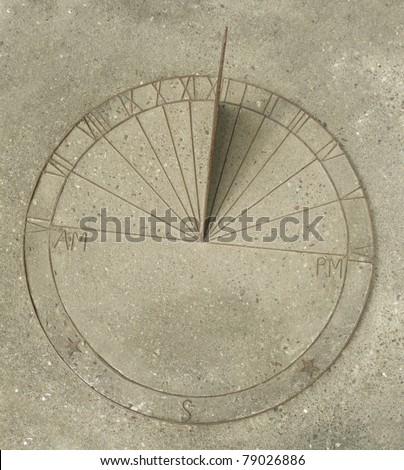 Concrete Sundial