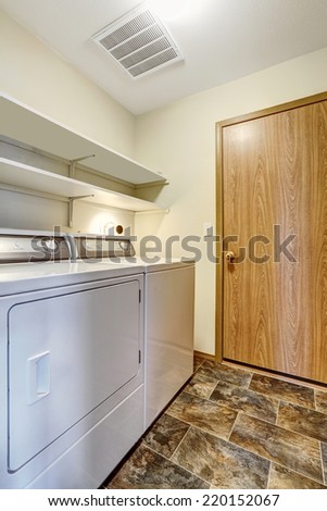 Small room with washer and dryer