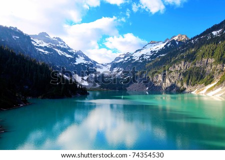 stock photo Blanca Lake Washington State Located in the Henry M Jackson stock photo Blanca Lake Washington State Located in the Henry M Jackson