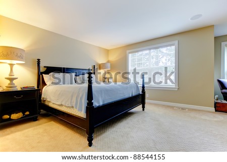 Beige Bed