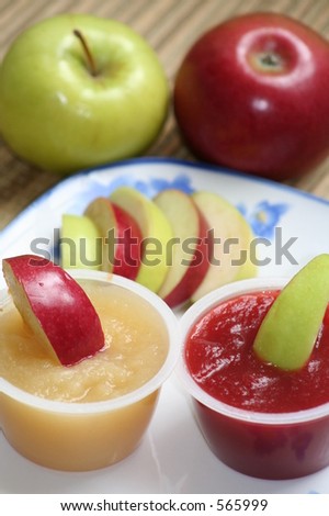 apples and apple sauce