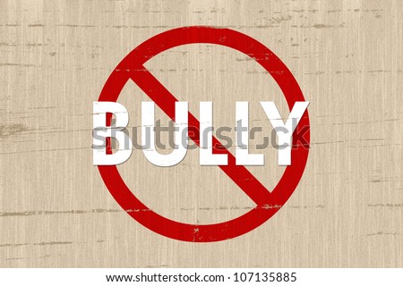 no bullying symbol