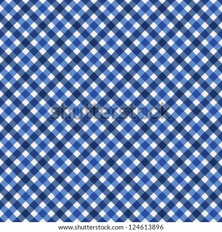 Navy Blue Gingham Fabric Background that is seamless and repeats