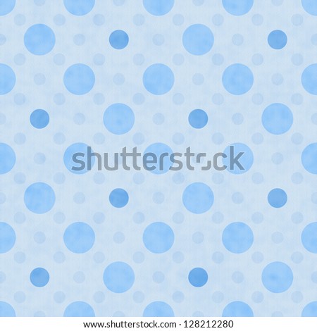 Blue Polka Dot Fabric with texture Background that is seamless and repeats