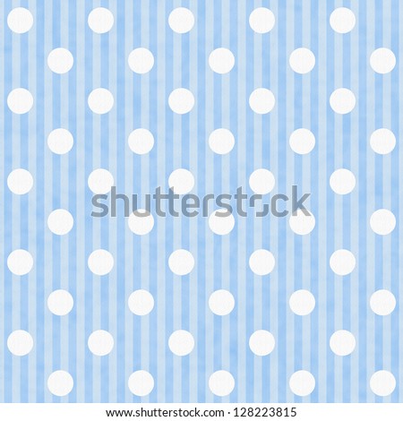 Blue and White Polka Dot Fabric Background  that is seamless and repeats
