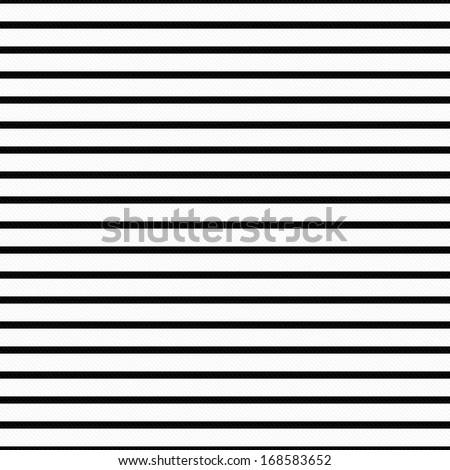 Thin Black and White Horizontal Striped Textured Fabric Background that is seamless and repeats