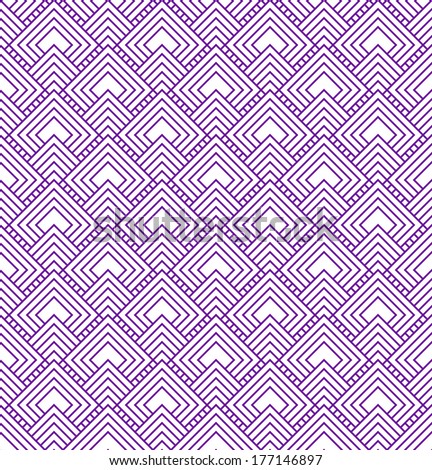 Purple and White Diamonds Tiles Pattern Repeat Background that is seamless and repeats