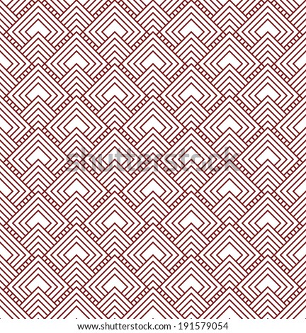 Red and White Diamonds Tiles Pattern Repeat Background that is seamless and repeats