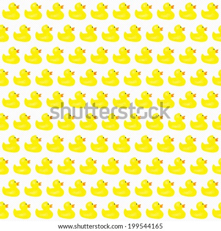 Yellow Ducks Pattern Repeat Background that is seamless and repeats