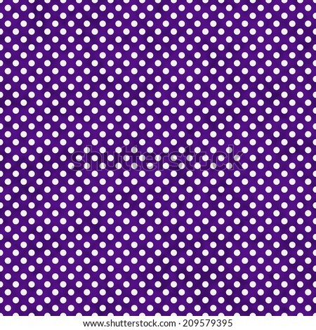 Dark Purple and White Small Polka Dots Pattern Repeat Background that is seamless and repeats