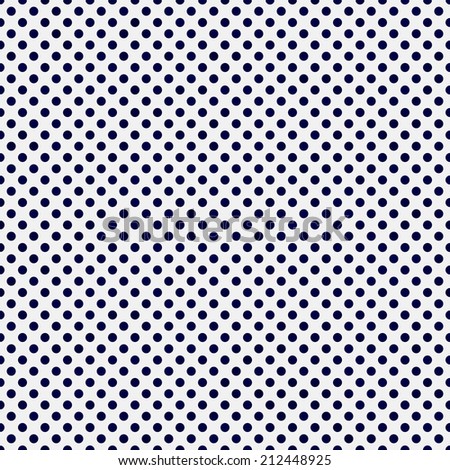Navy Blue and White Small Polka Dots Pattern Repeat Background that is seamless and repeats