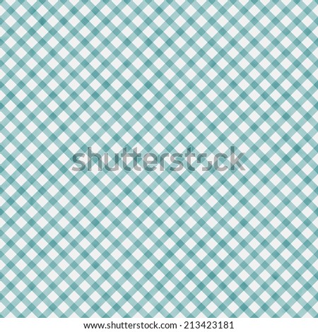 Light Blue Gingham Pattern Repeat Background that is seamless and repeats