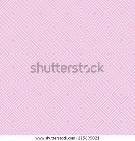 Pink and White Diamonds Tiles Pattern Repeat Background that is seamless and repeats