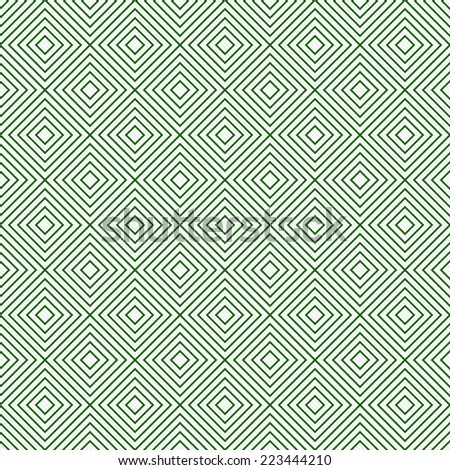 Green and White Diamonds Tiles Pattern Repeat Background that is seamless and repeats