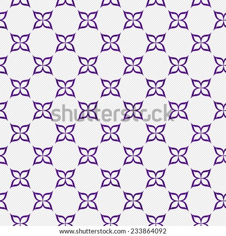 Purple and White Flower Repeat Pattern Background that is seamless and repeats