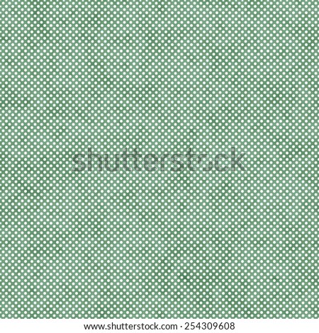 Green Small Polka Dot Pattern Repeat Background that is seamless and repeats