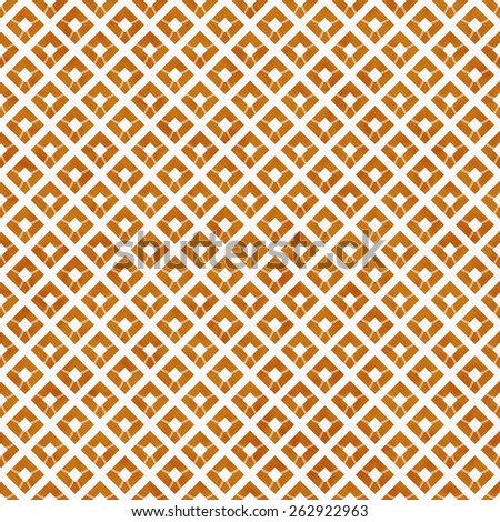 Orange and White Diagonal Squares Tiles Pattern Repeat Background that is seamless and repeats