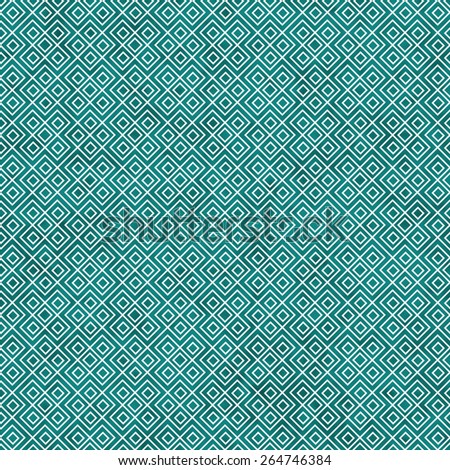 Teal and White Square Geometric Repeat Pattern Background that is seamless and repeats
