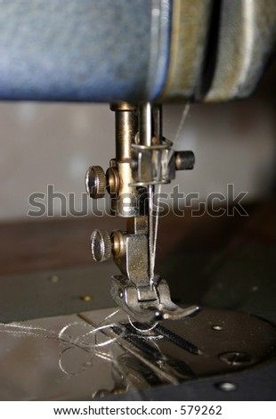 Sewing machine. Retro.