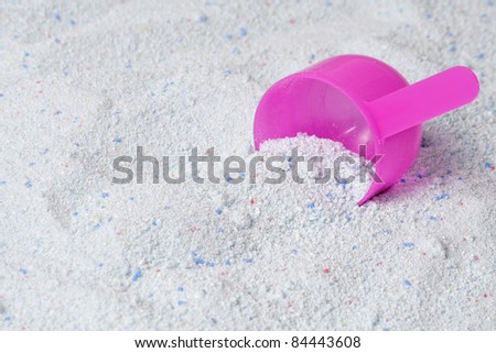 the scoop for washing powder