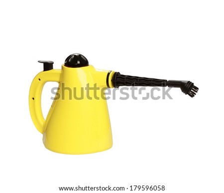 Steam cleaner isolated on white background