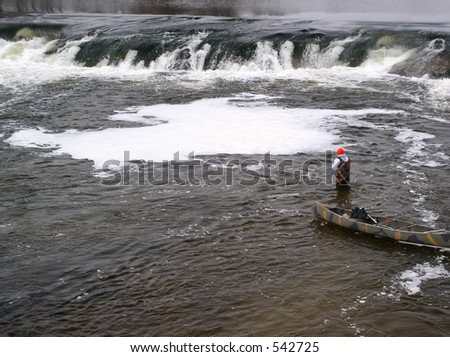Fishing Below the Falls