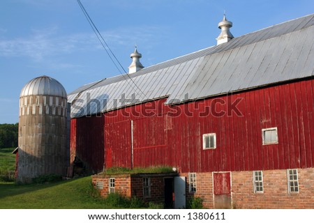 Center of farm life the now vanishing red barn