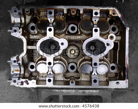 Components of an automobile engine