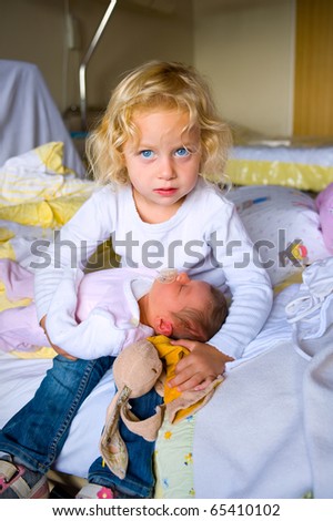 first visit - stock photo