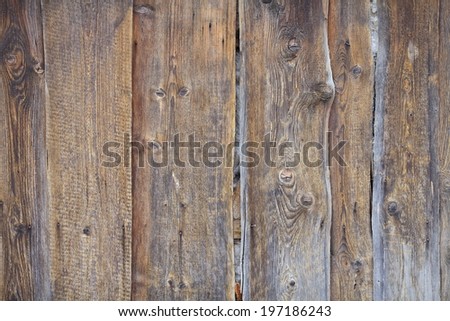 Old yellow wood wall texture background