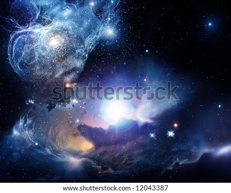 Fantasy Space Nebula