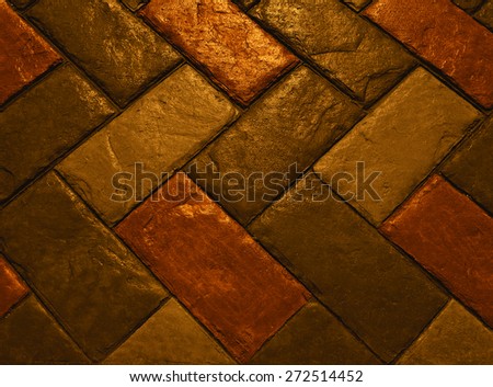 A paved floor with satin surface. stone road. Tool for designers or idea for wallpaper, interior exterior wall, floor or Background for studio photography. Hand digital painting, illustration.