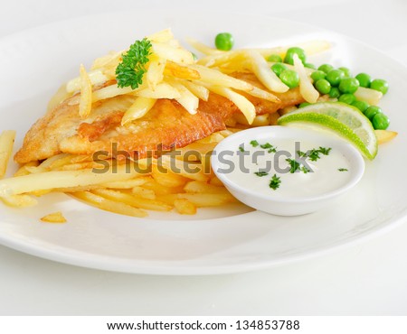British food - fish and chips