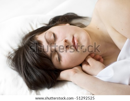 Sleeping beauty woman
