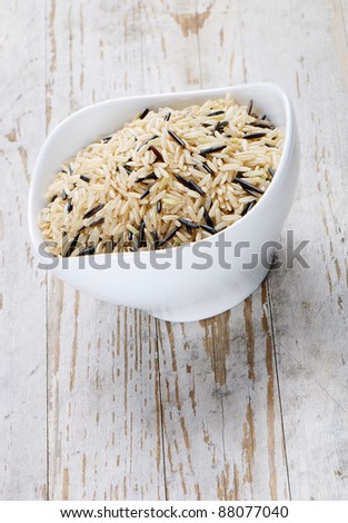 blend of wild and whole grain brown rice