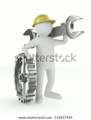 Man With Wrench