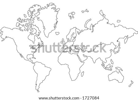 Vector World  on Stock Vector   Vector Map Of The World