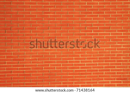 Bricks wall background and texture in landscape view