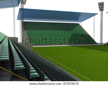 Football stadium on a white background ?5