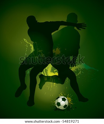 Images Of Football Players. vector : Football players