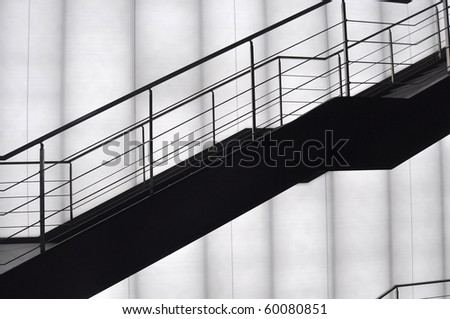 Exhibition hall\'s staircase