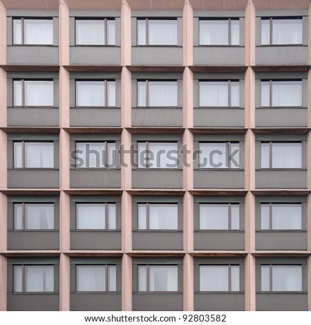 Modern European building wall texture